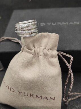 David Yurman Silver Intertwined Ring